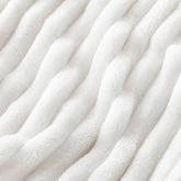 Bedsure White Throw Blanket for Couch - Super Soft Cozy Blankets for Women, Cute Small Fleece Blanket for Girls, 50x60 Inches